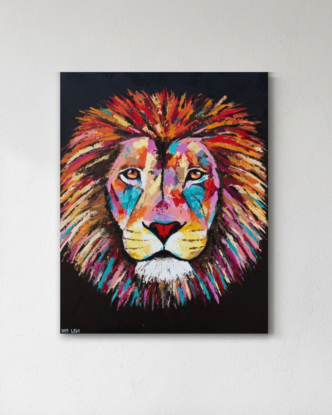 COLORFUL LION - ORIGINAL – תמונה 2
